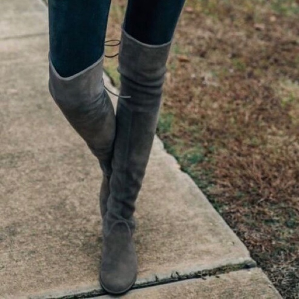 SOLD❗️ Stuart Weitzman gray over the knee boots